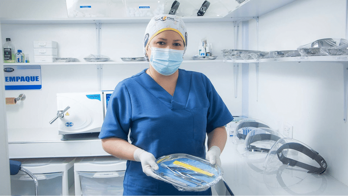 Esterilización instrumentos podologia