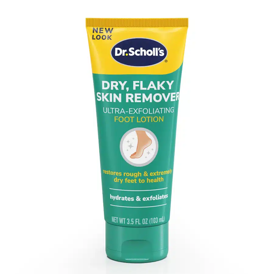 Loción ultraexfoliante para pies removedora de piel seca y escamosa